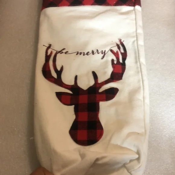 Be merry plaid bottle bag - Picture 9 of 13